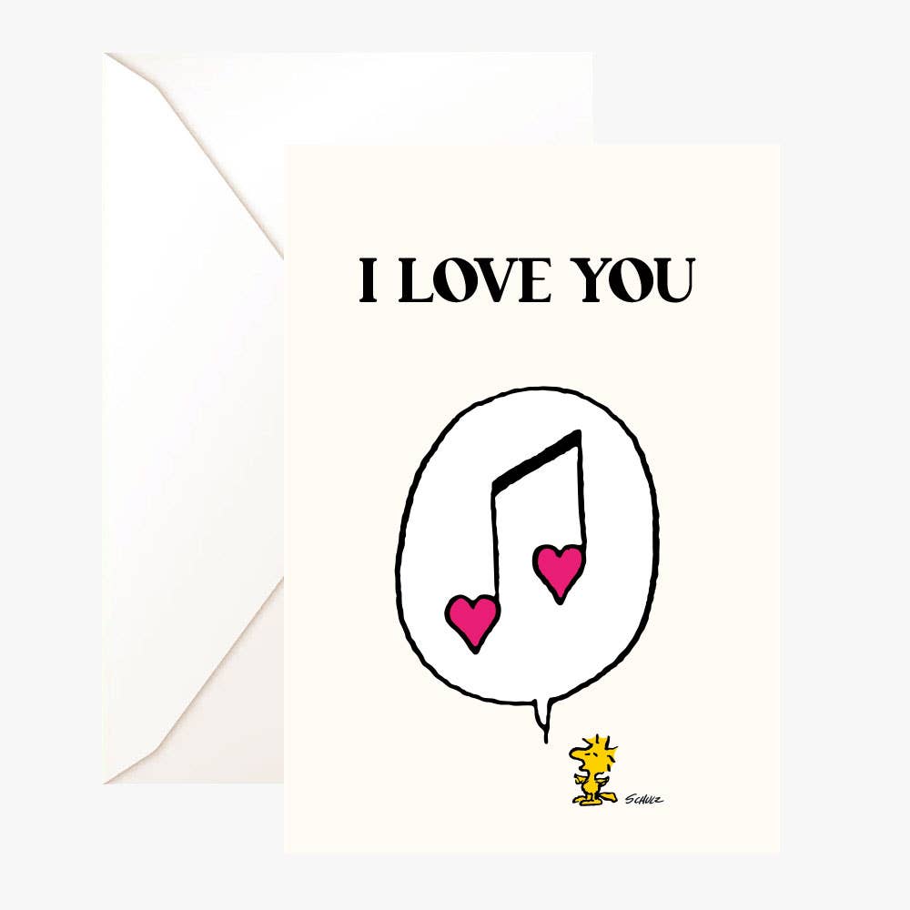 Peanuts Card - I Love You