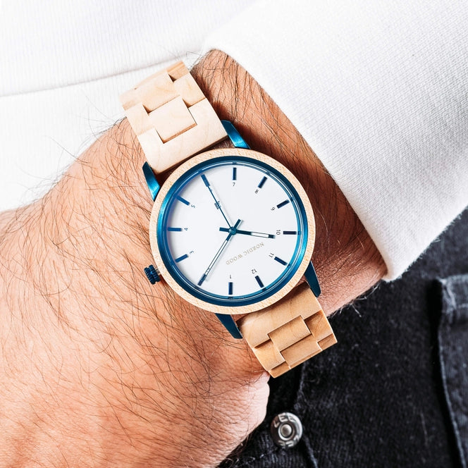 White Wood Watch