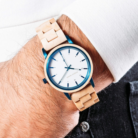 White Wood Watch