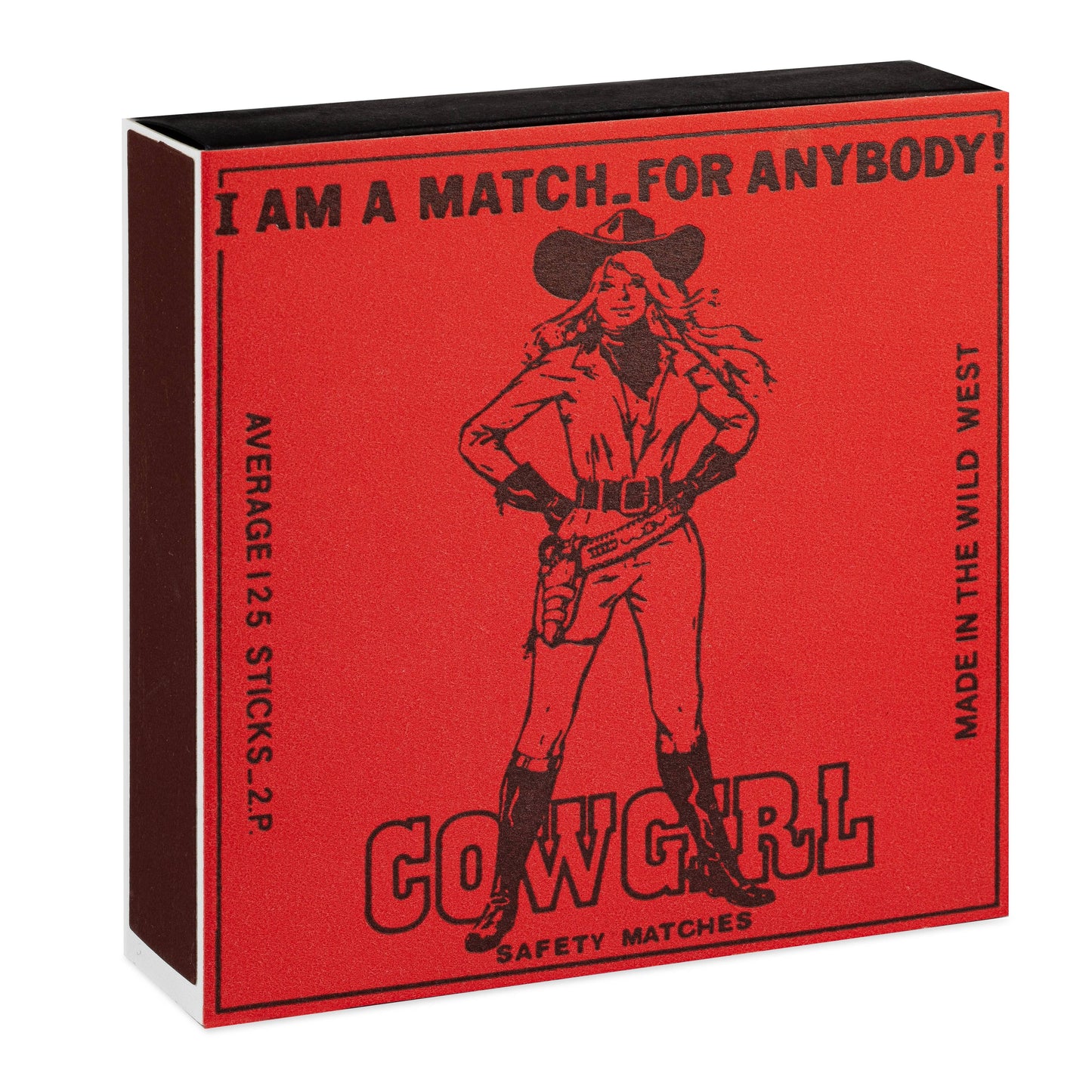 Cowgirl Safety Matches
