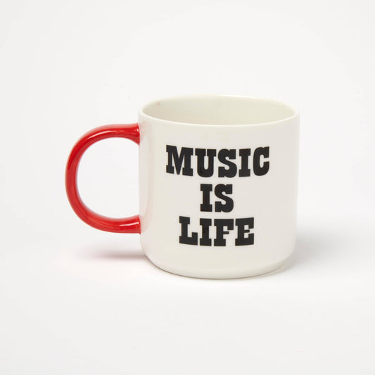 Peanuts Mug - Music is Life Vinyl