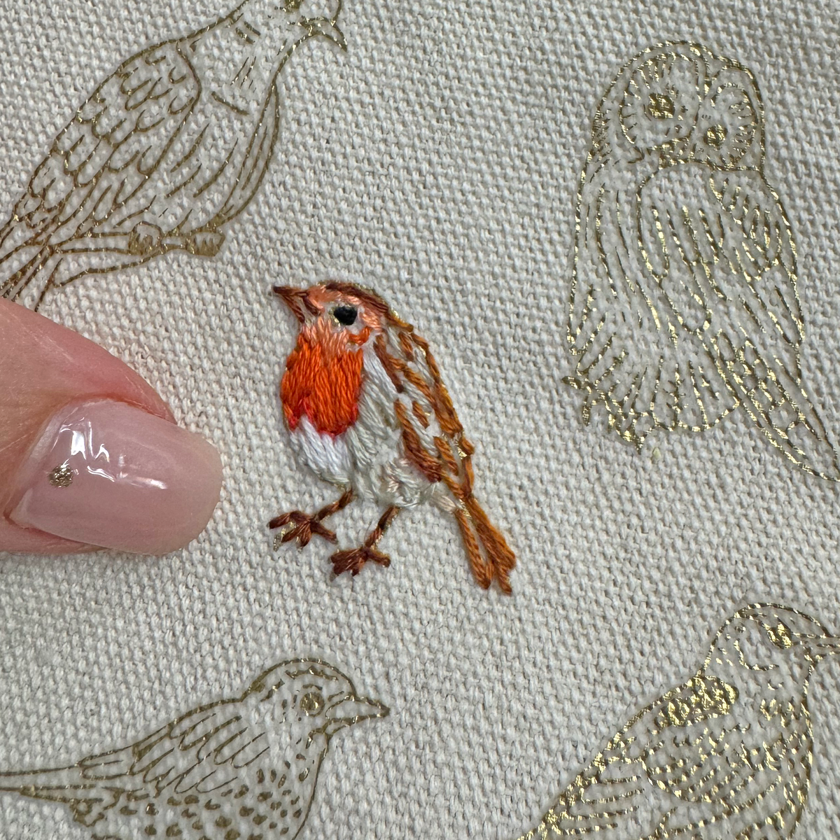 Stitch Your Birds Zip Pouch - Embroidery Kit