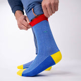 BILLYBELT Chevrons Combed Cotton Socks - Danish