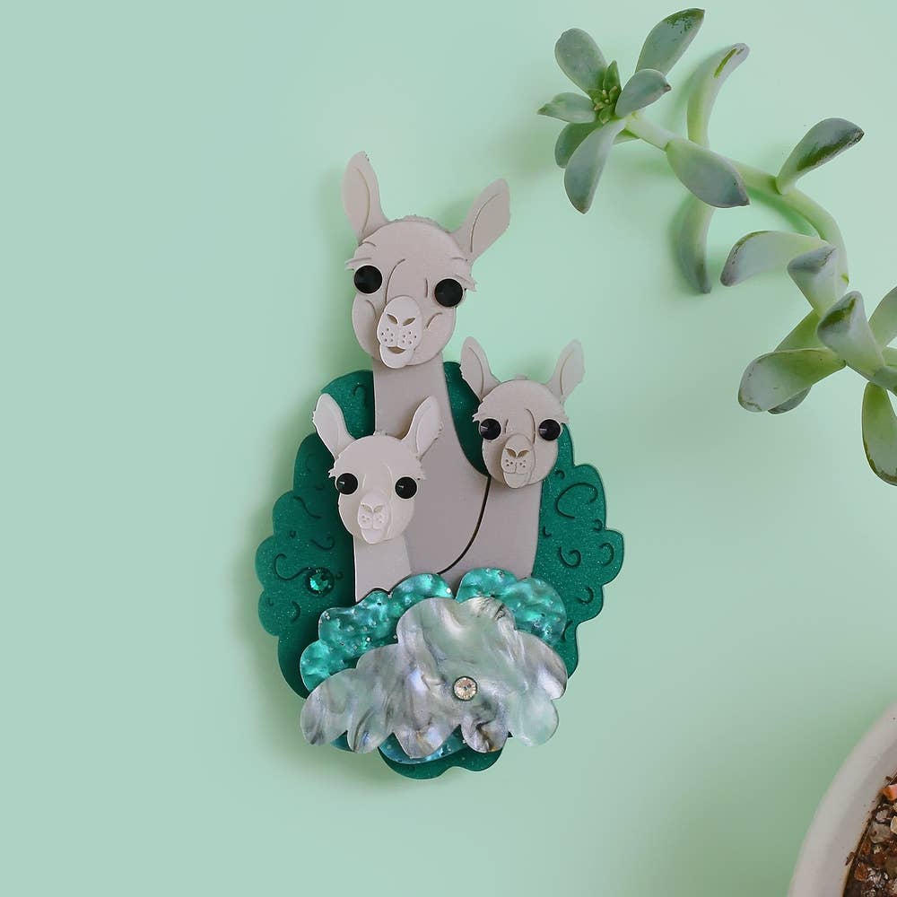 Guanaco Brooch