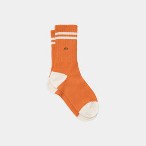 BILLYBELT Retro Orange Combed Cotton Socks