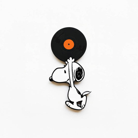 Peanuts Pin - Record