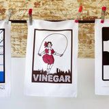 Skipping Girl Tea Towel