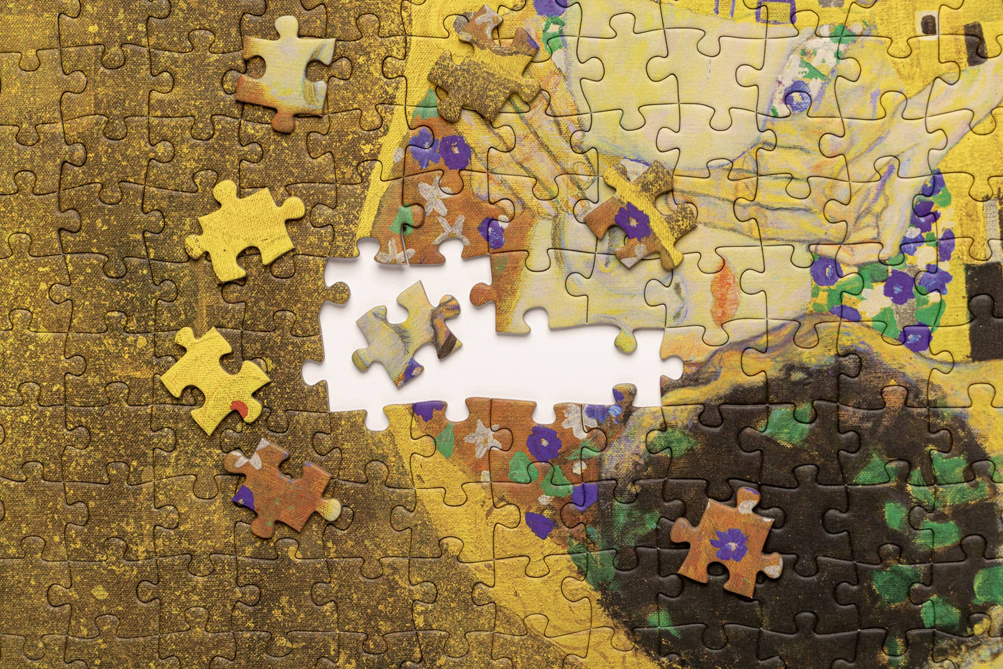 Gustav Klimt Kiss Puzzle