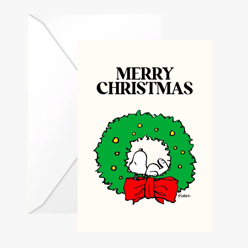 Peanuts Card - Merry Christmas