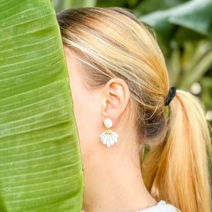 Daisy Ceramic Earrings