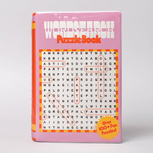 Word Search Book Vase