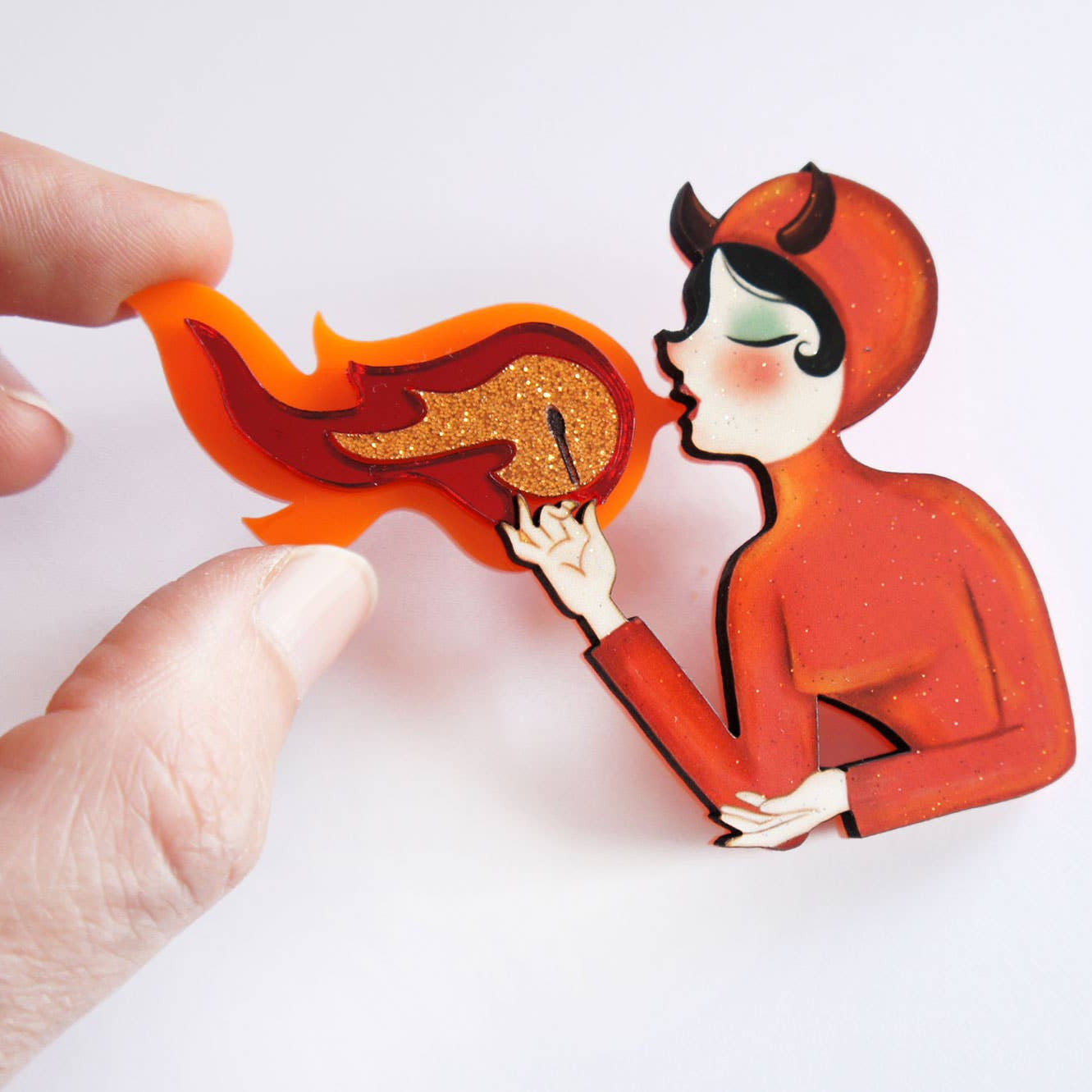 Fakir She-Devil Brooch