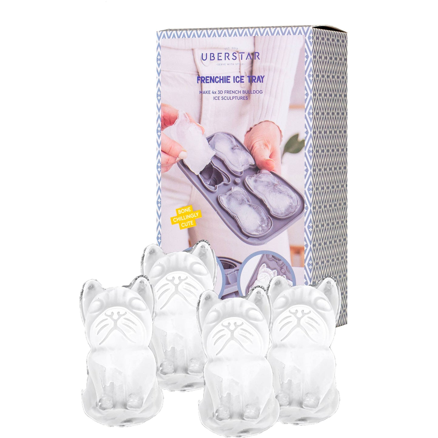 French Bulldog Silicone Ice Cube Tray