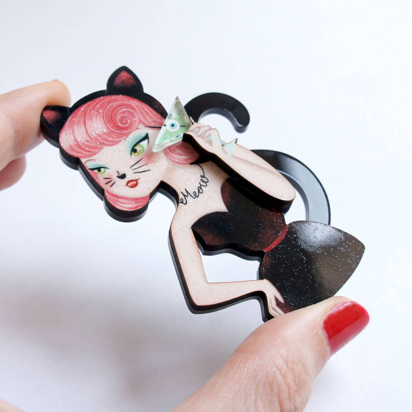 Catwoman Brooch