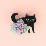 Black Cat Brooch