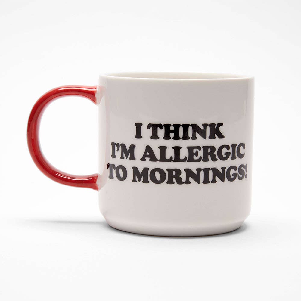 Peanuts Mug - Allergic To Mornings