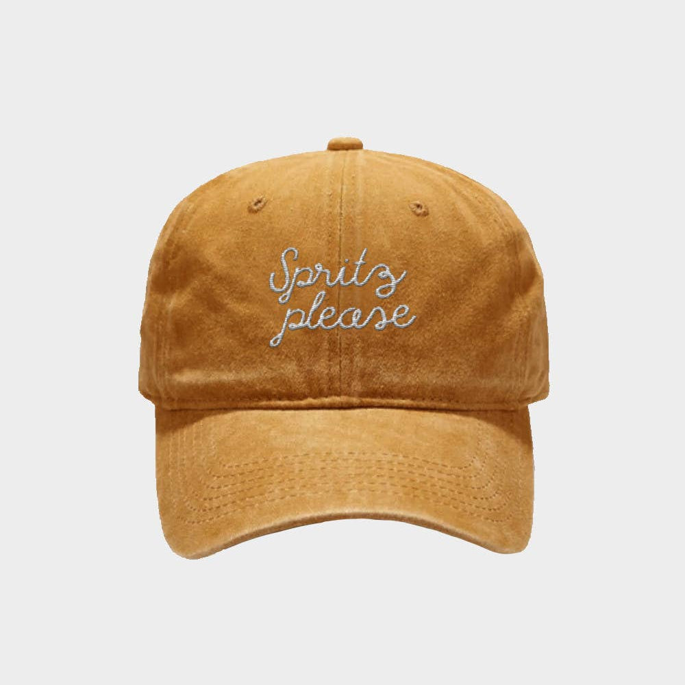 Spritz Please Embroidered Cap