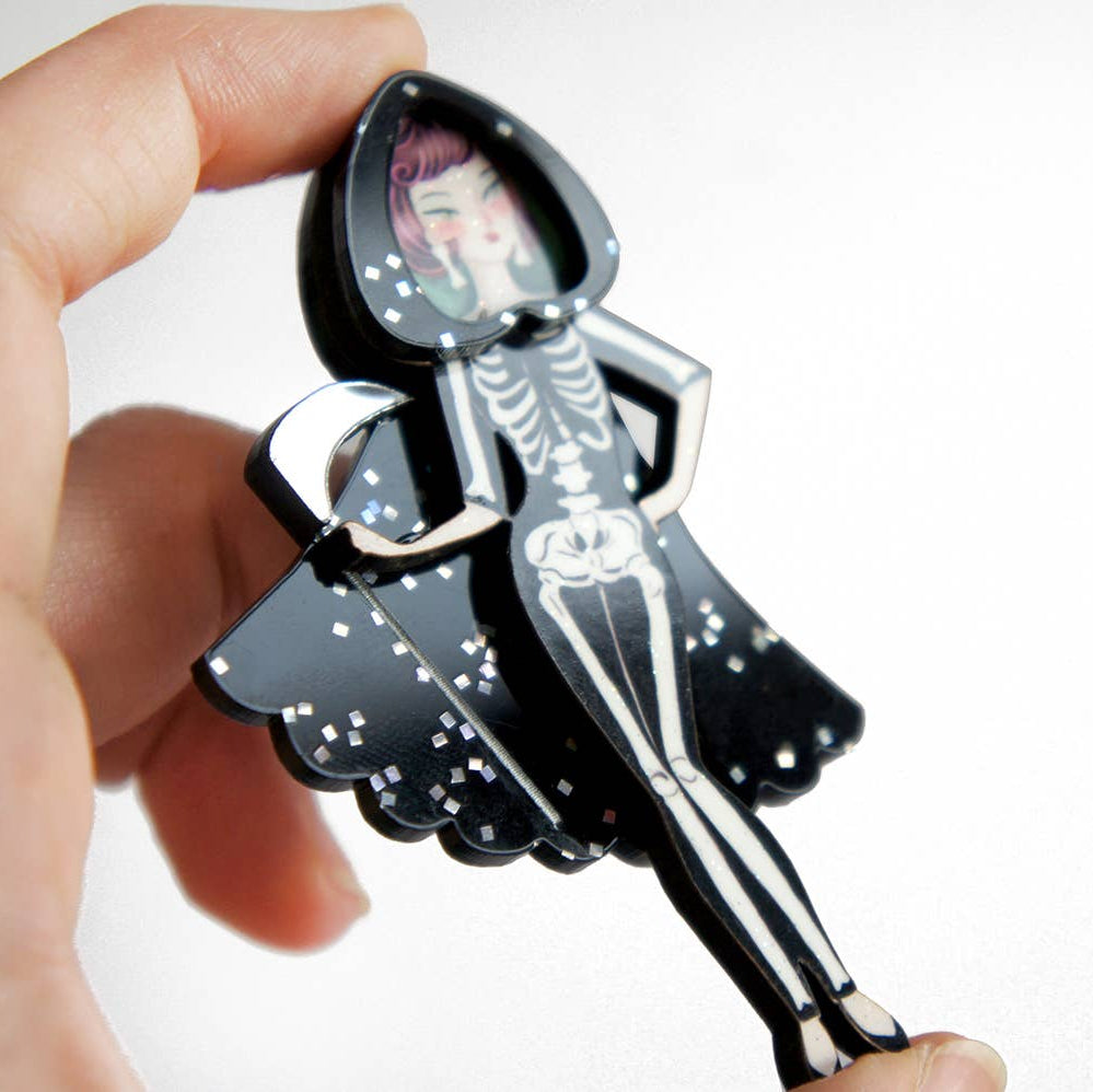 Little Death Girl Brooch
