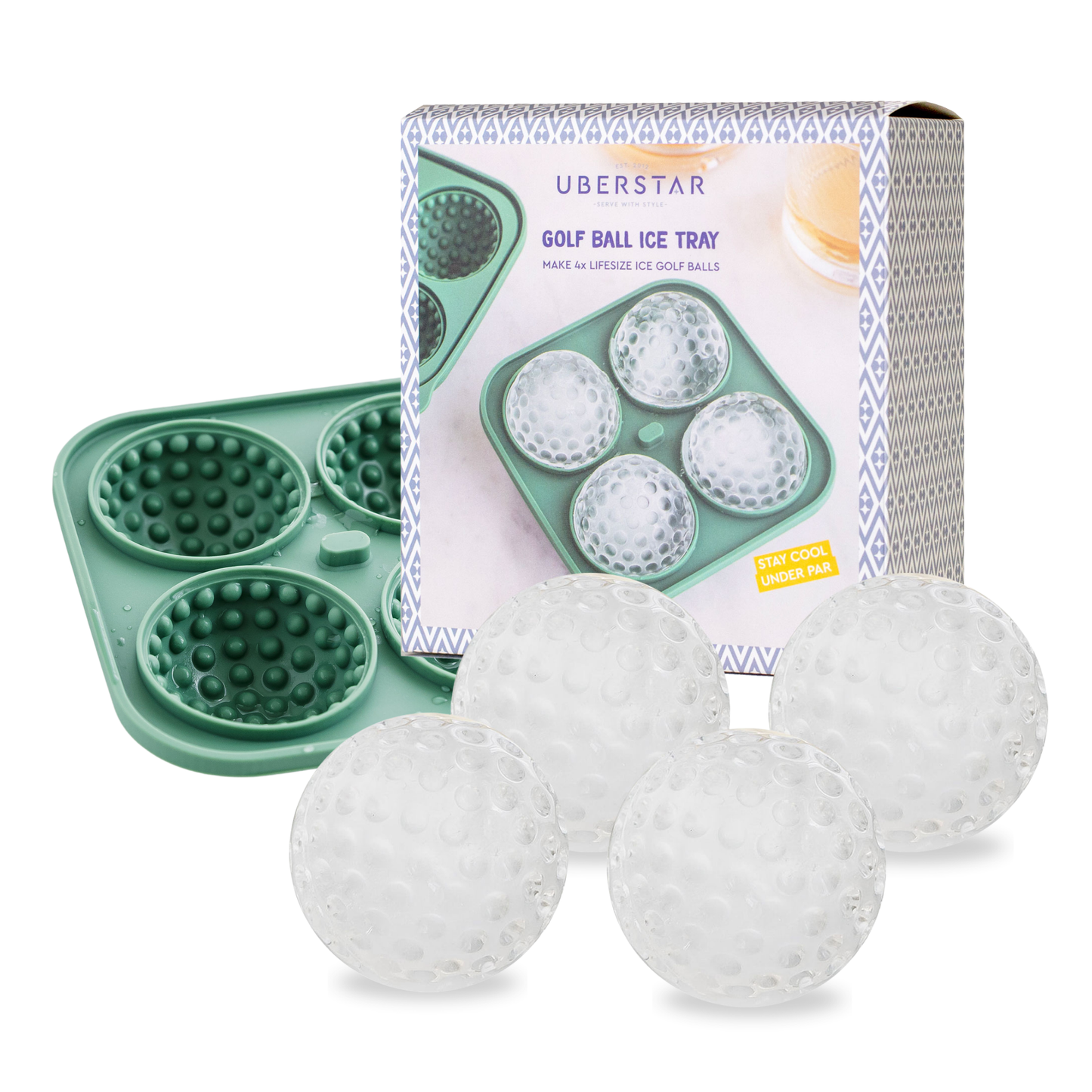 Golf Ball Silicone Ice Cube Tray