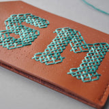 DIY Cross Stitch Luggage Tag Kit