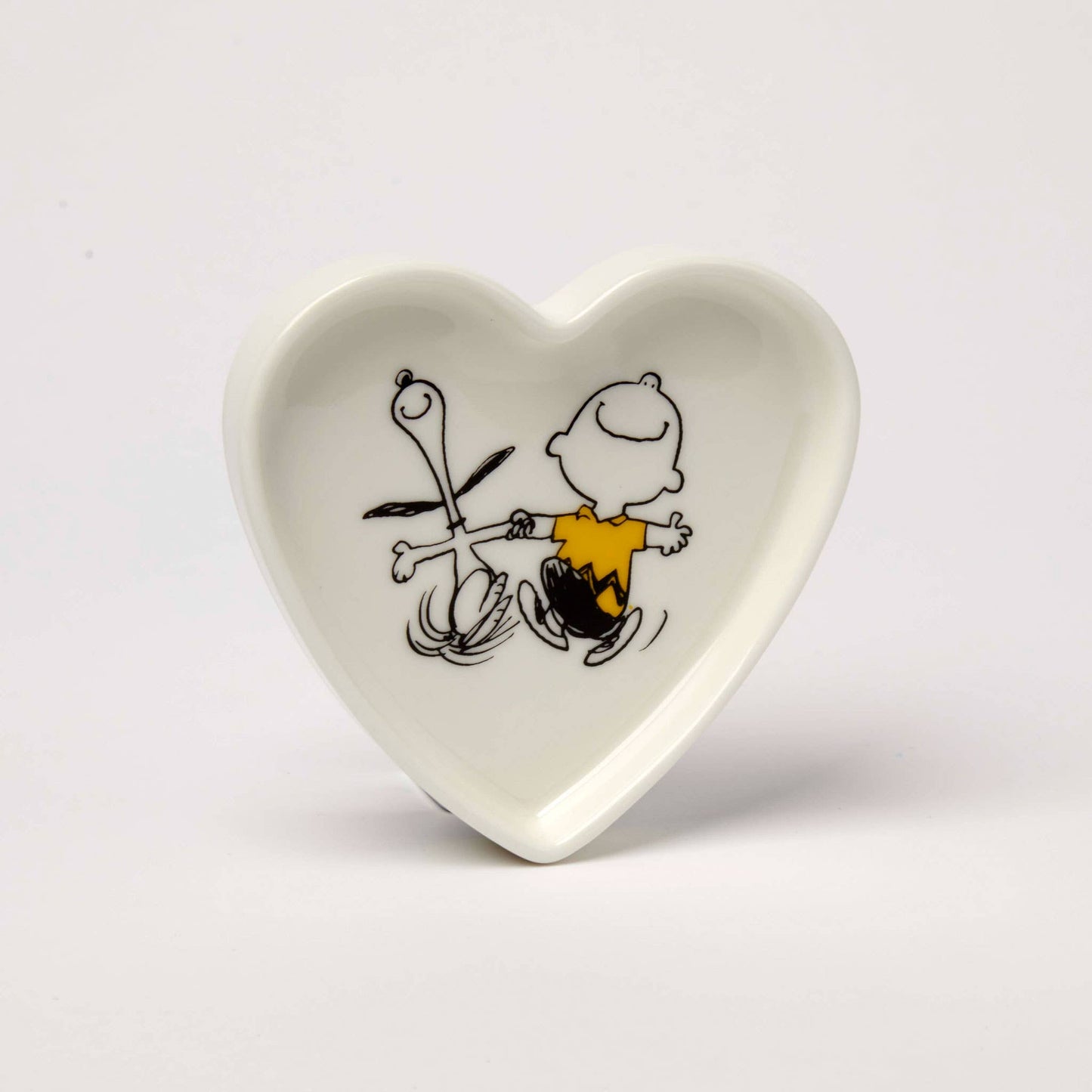 Peanuts Trinket Dish - Heart Shaped - Dance
