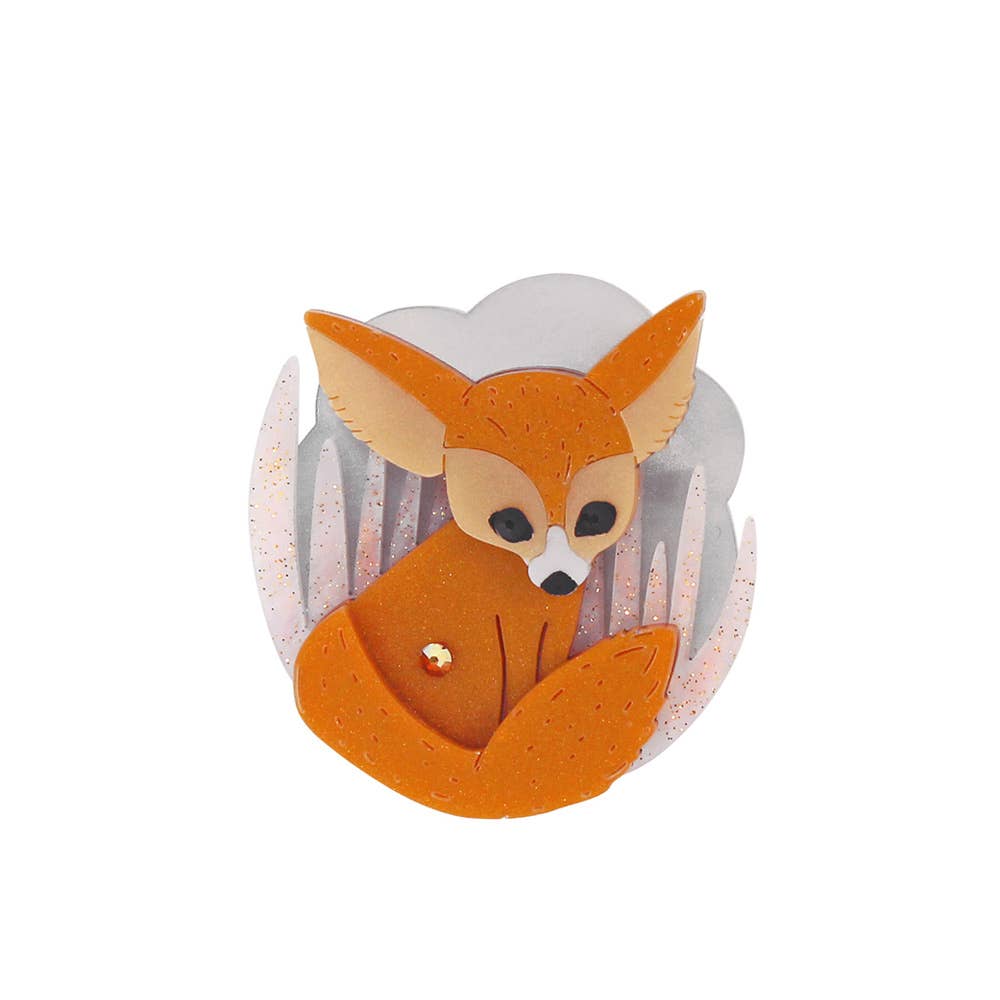 Fennec Fox Brooch