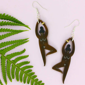 Nudie Yoga Ladies Earrings - Black