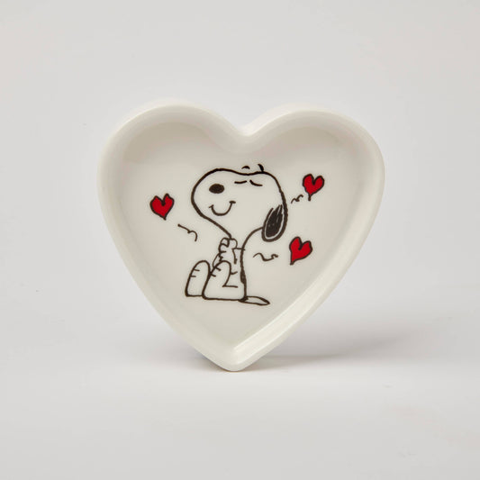 Peanuts Trinket Dish - Heart Shaped - Love