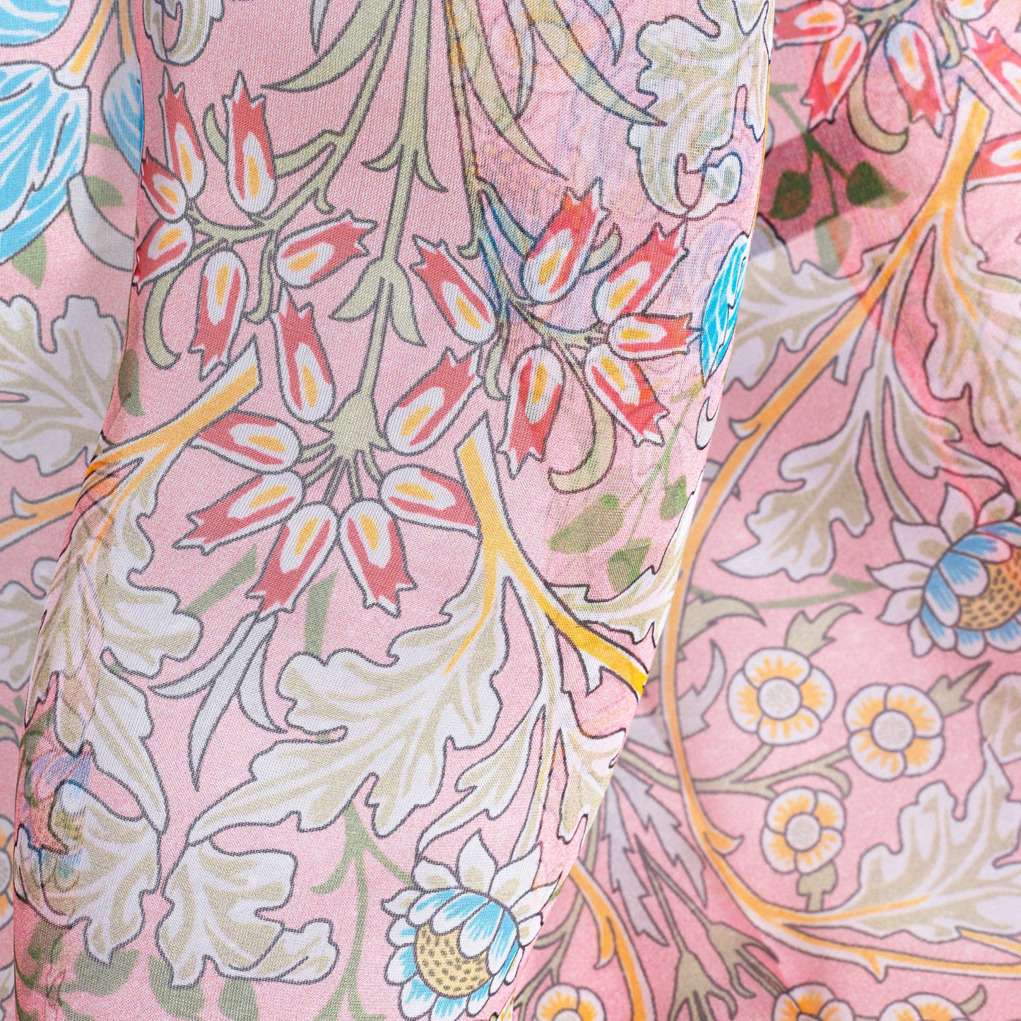 William Morris Hyacinth Pure Silk Scarf