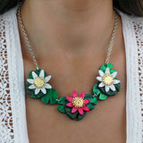 Waterlily Trio Necklace