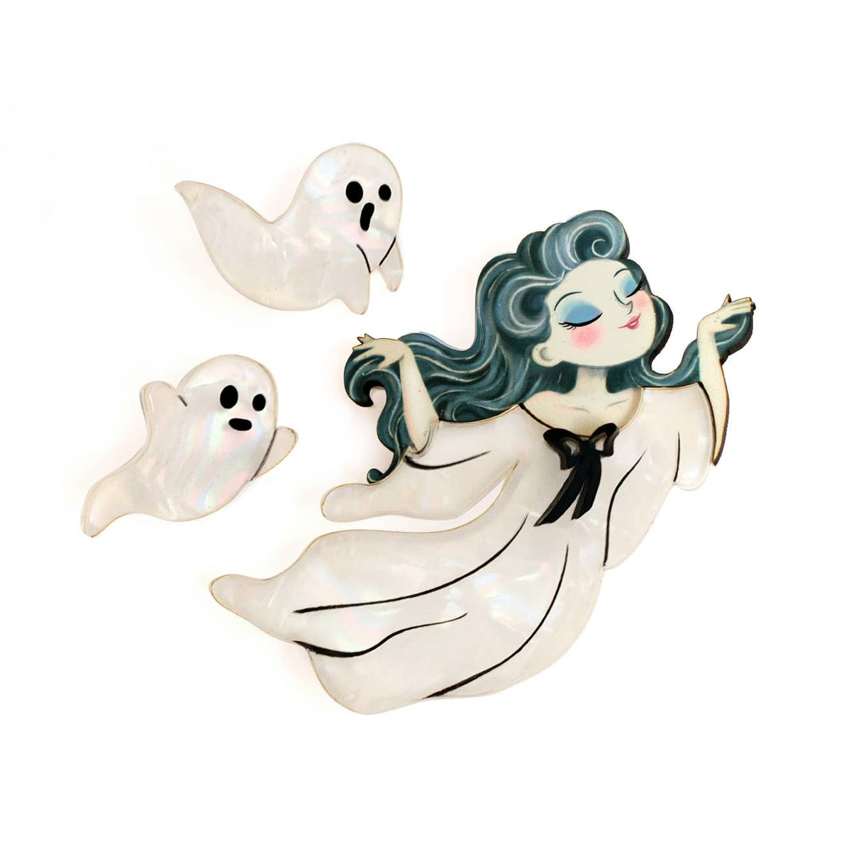 Ghost Brooches (Set of 3)