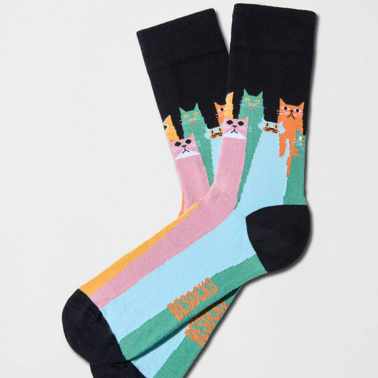 BeCats Black Socks