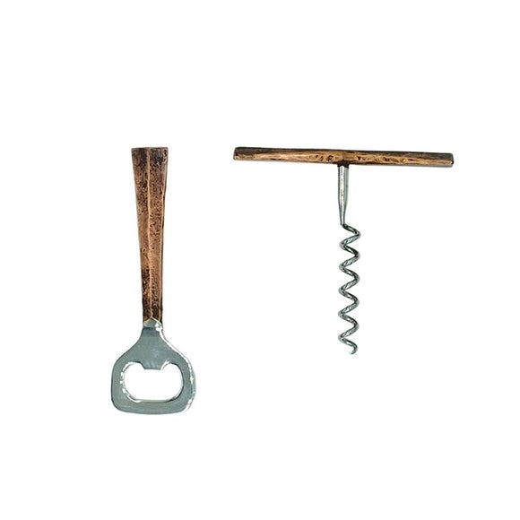 Aged Copper Corkscrew Set