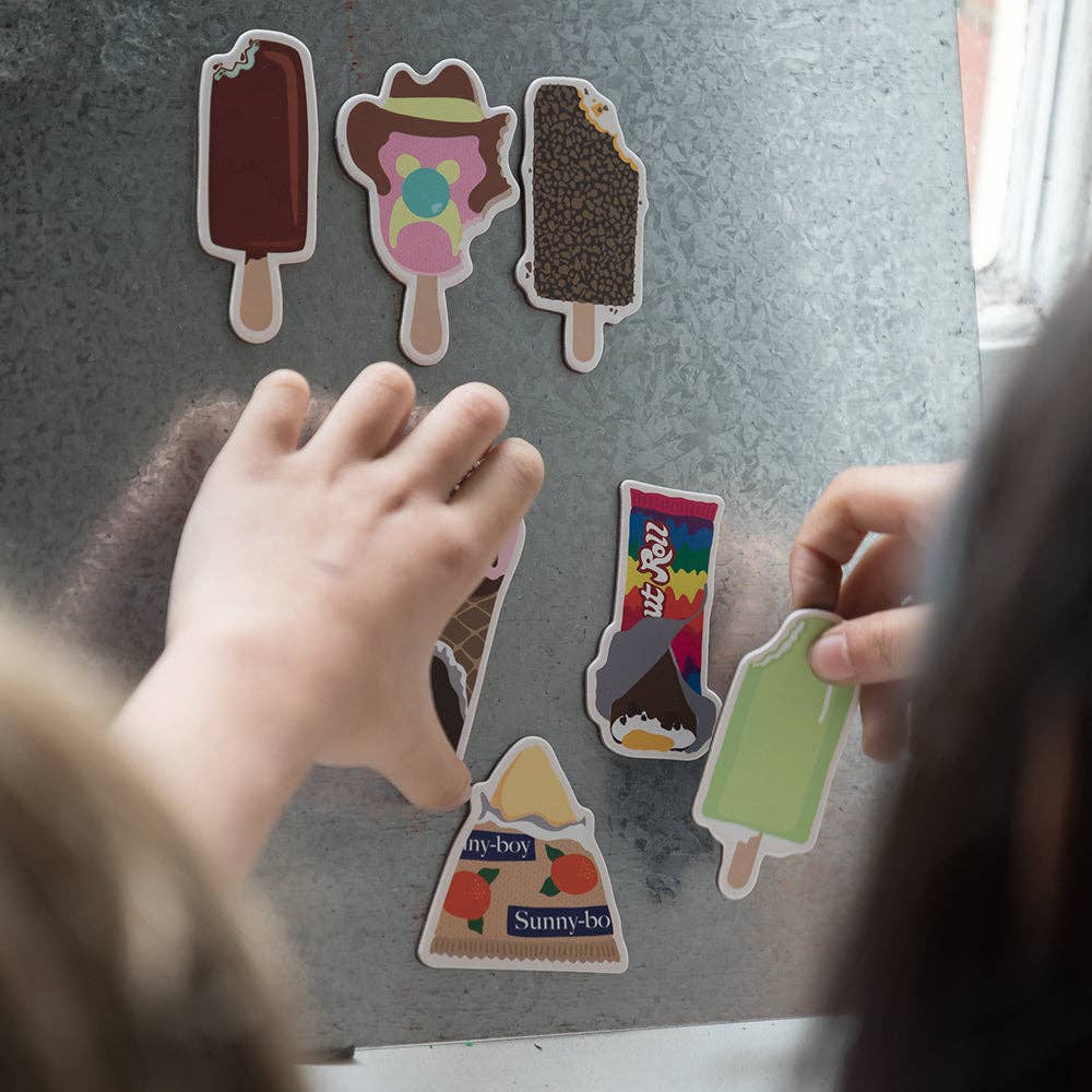 Australian Ice Creams Magnet Set
