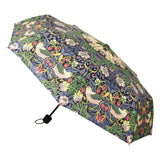 William Morris Strawberry Thief Blue Umbrella