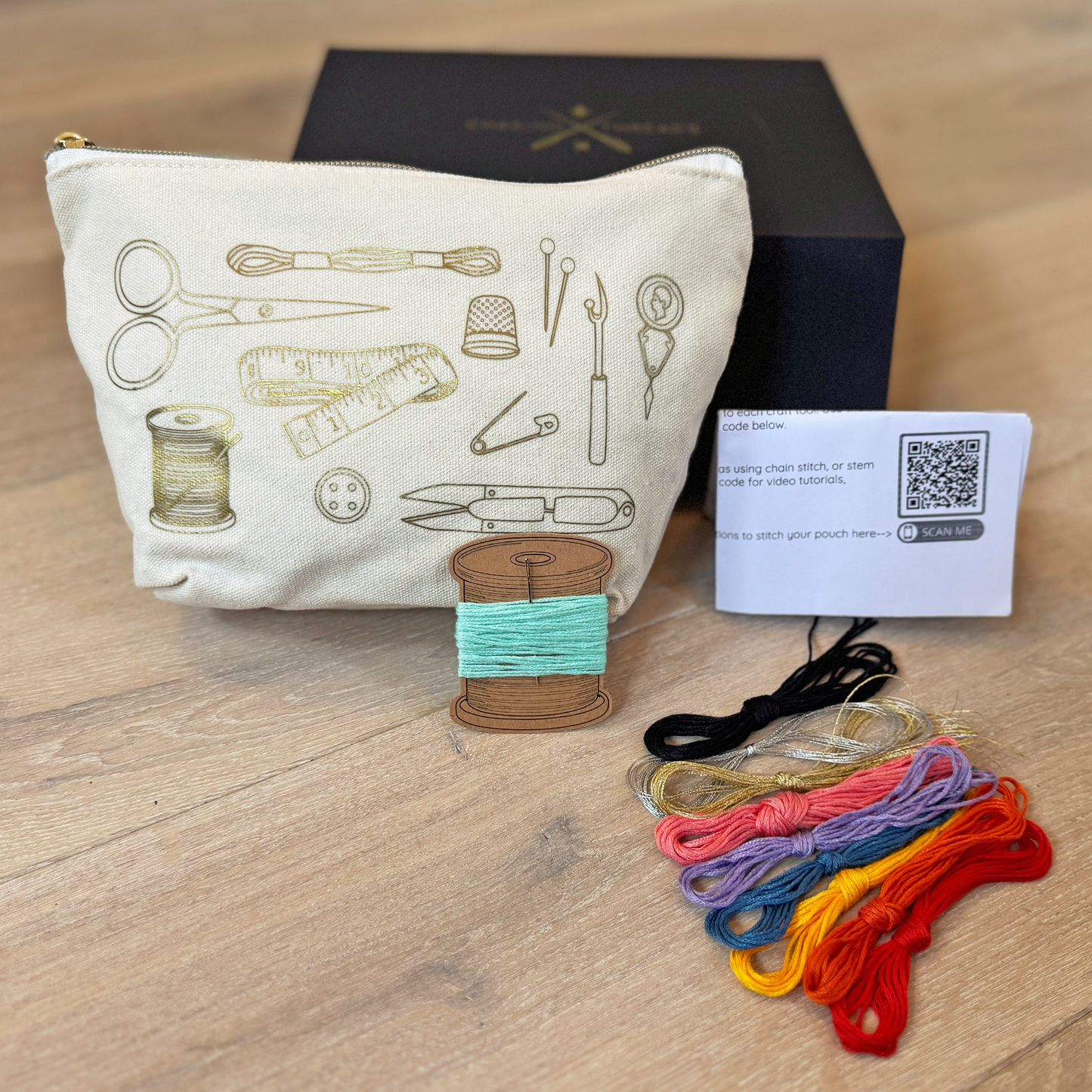 Stitch Your Craft Tools Zip Pouch - Embroidery Kit