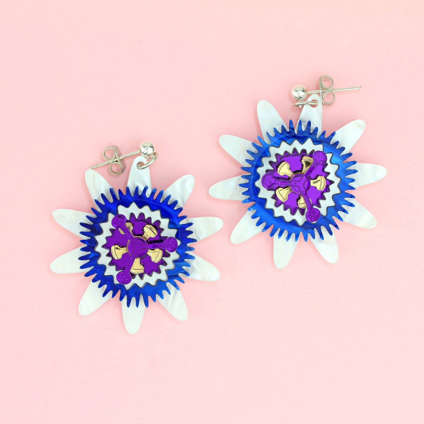 Passion Flower  Earrings