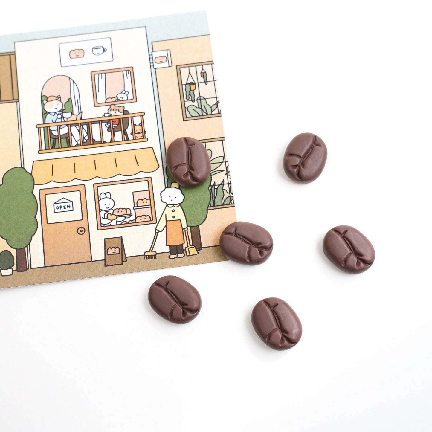 Coffee Bean Pin