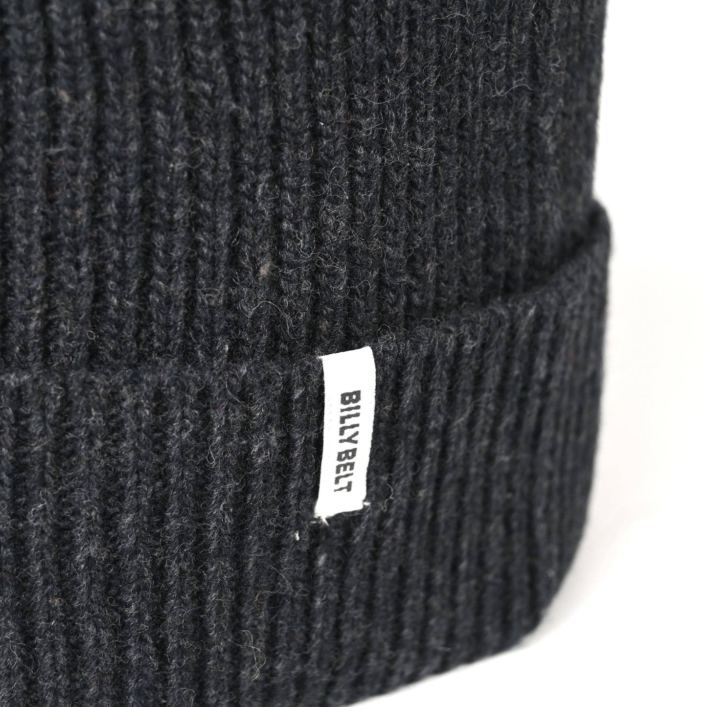 BILLYBELT Dark Grey Lambswool Beanie