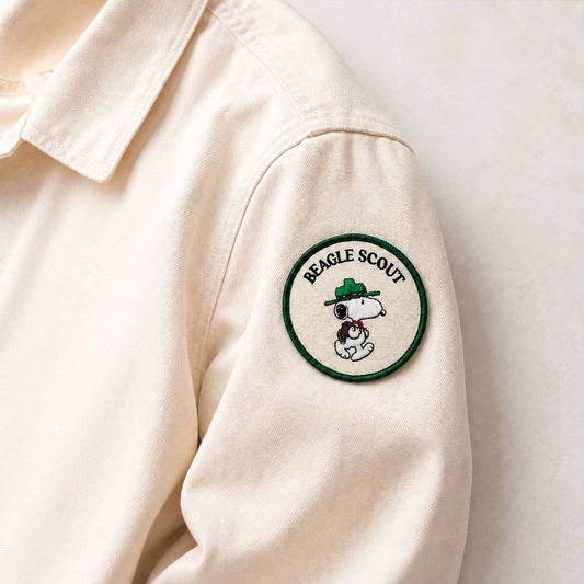 Peanuts Iron-On Embroidered Patch - Beagle Scout