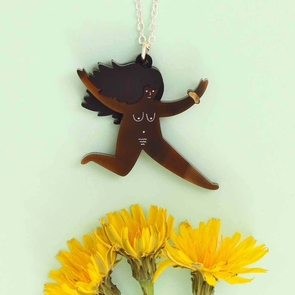 Nudie Lady Necklace - Black