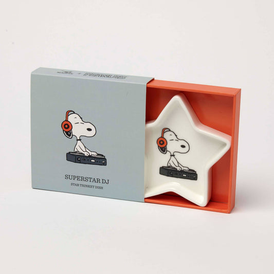 Peanuts Trinket Dish - Star Shaped - Superstar DJ