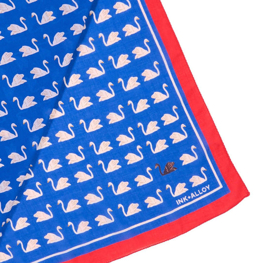 Olivia Swan Print Scarf