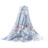 William Morris Strawberry Thief Grey Pashmina