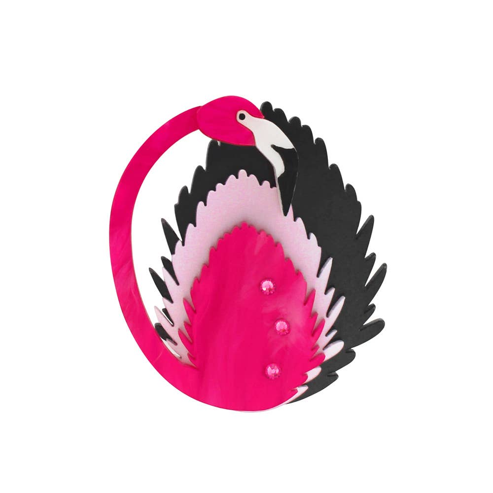 Flamingo Brooch