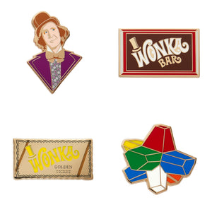 Willy Wonka & the Chocolate Factory Enamel Pin Pack