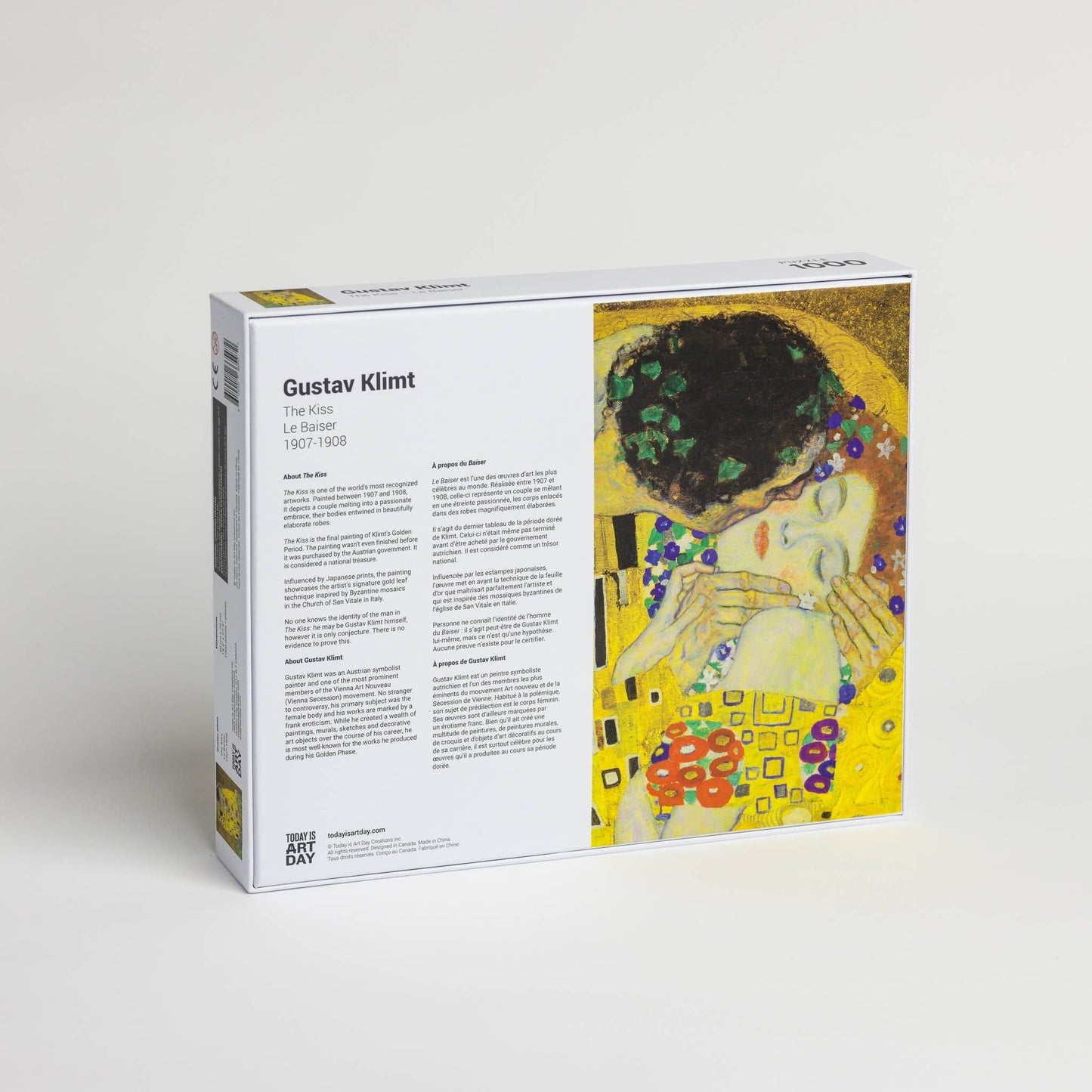 Gustav Klimt Kiss Puzzle