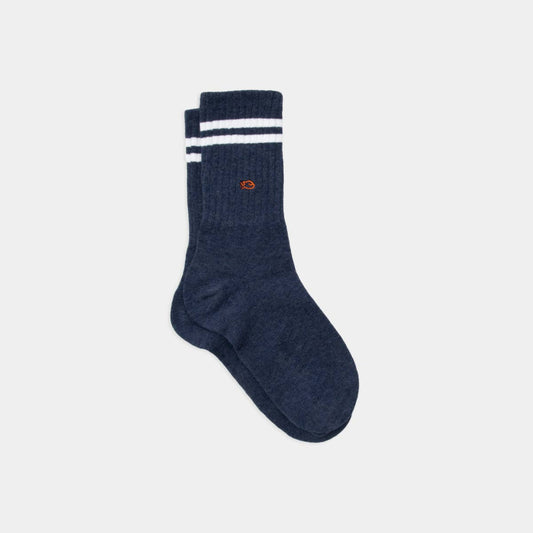 BILLYBELT Retro Socks - Blue & White Striped