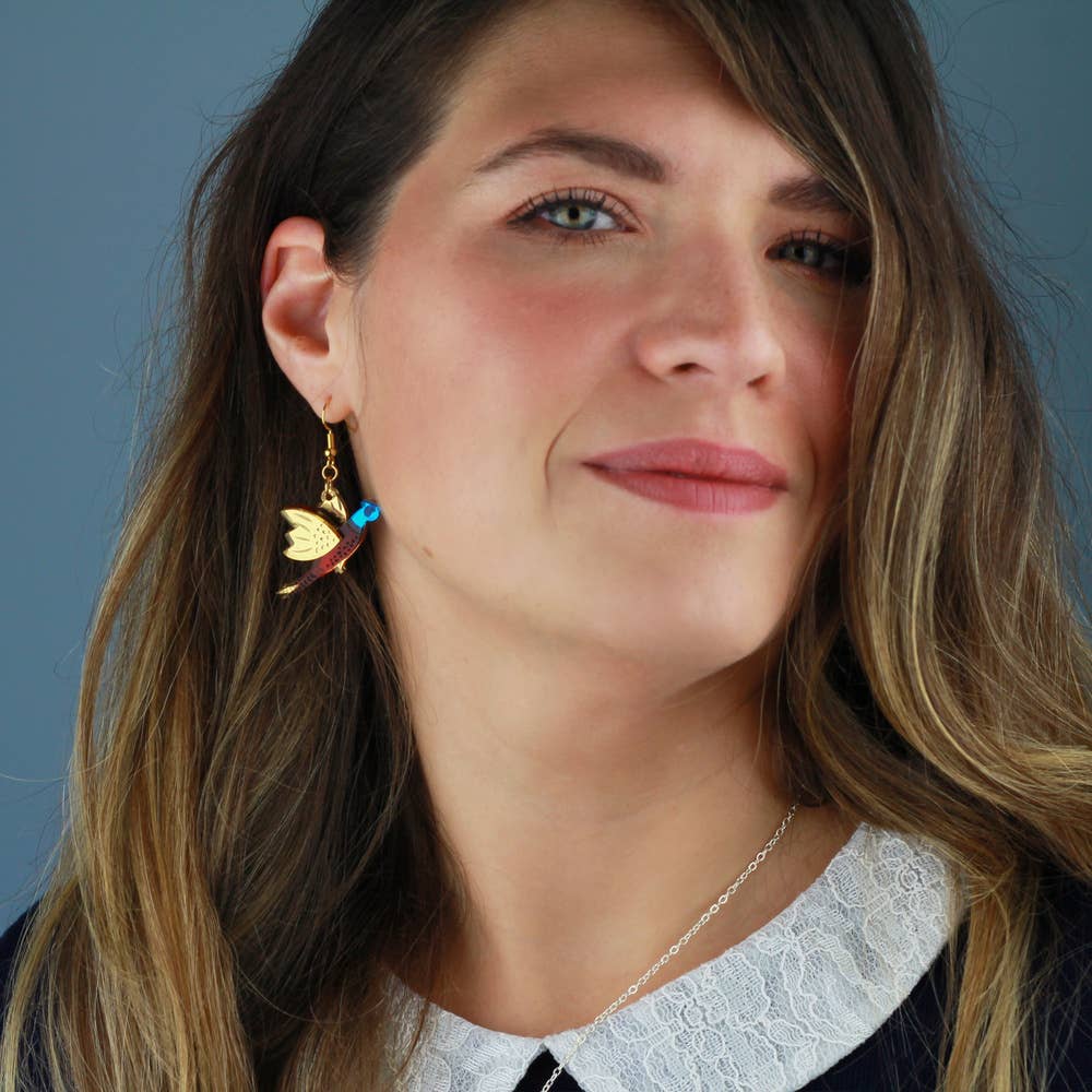 Pheasant Earrings