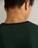 Classic Crew Tee Forest Green Smiley